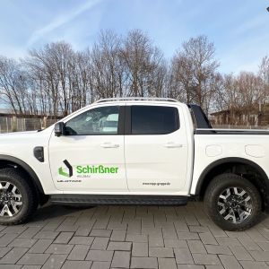 Fahrzeugbeschriftung für Schirßner Holzbau GmbH - Weißenhorn