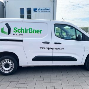 Fahrzeugbeschriftung für Schirßner Holzbau GmbH - Weißenhorn