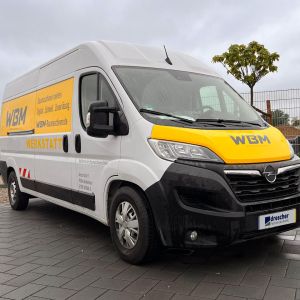 Fahrzeugbeschriftung für Weißenhorner Baumaschinen