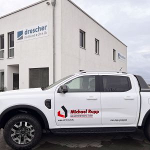 Fahrzeugbeschriftung für RUPP Gruppe -Weißenhorn