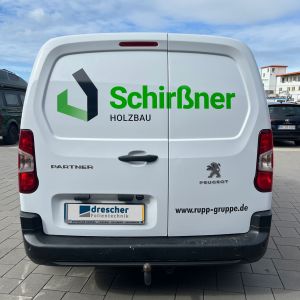 Fahrzeugbeschriftung für Schirßner Holzbau GmbH - Weißenhorn