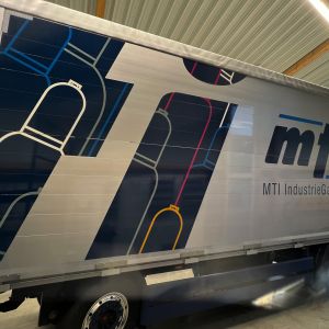 Fahrzeugbeschriftung für MTI IndustrieGase AG - Neu-Ulm