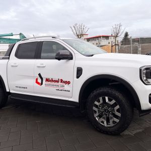 Fahrzeugbeschriftung für RUPP Gruppe -Weißenhorn