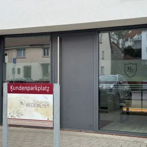 Folierung für Bestattungsinstitut Wedemeyer - Vöhringen