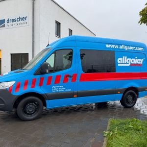 Fahrzeugbeschriftung für Allgaier - Neu-Ulm