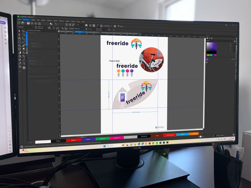 Unterstützung bei der grafischen Umsetzung- Drescher Folientechnik