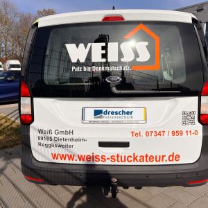 Fahrzeugbeschriftung für Johann Weiß GmbH