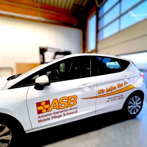 Fahrzeugbeschriftung für ASB