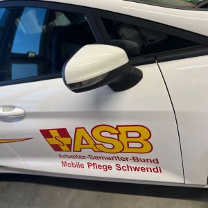 Fahrzeugbeschriftung für ASB