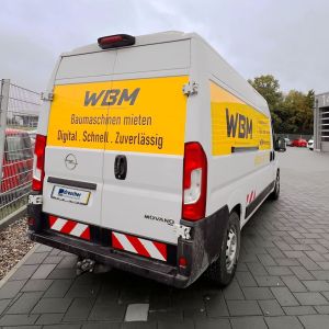 Fahrzeugbeschriftung für Weißenhorner Baumaschinen