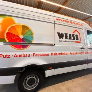 Fahrzeugbeschriftung für Johann Weiß GmbH