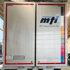 Fahrzeugbeschriftung für MTI IndustrieGase AG - Neu-Ulm